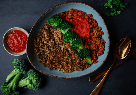 Bulgur & Linsen mit Rindfleisch